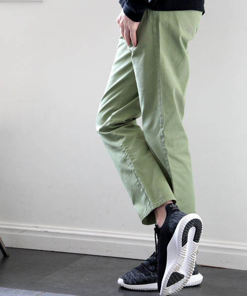 Denime（ドゥニーム）の「TWILL COLOR PANTS/ツイルカラーパンツ（その他パンツ・メンズ・グリーン/ホワイト/ベージュ・X-LARGE/MEDIUM/LARGE）」の16枚目の写真