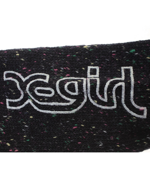 X-girl（エックスガール）の「KNEE SOCKS（ソックス/靴下・レディース・アッシュグレー/ネイビー・ONE SIZE）」の6枚目の写真