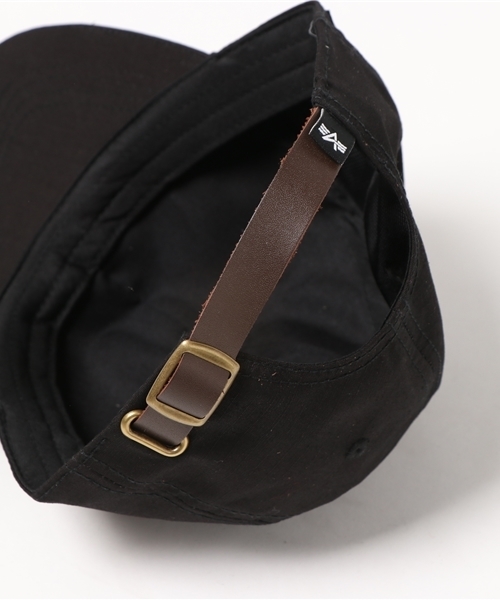 Alpha Industries(アルファインダストリーズ)の「【ALPHA】カーブバイザーツイルローキャップ(キャップ・メンズ・ブラック/カーキ/ネイビー・FREE)」の6枚目の写真
