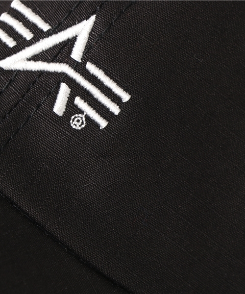 Alpha Industries(アルファインダストリーズ)の「【ALPHA】カーブバイザーツイルローキャップ(キャップ・メンズ・ブラック/カーキ/ネイビー・FREE)」の8枚目の写真
