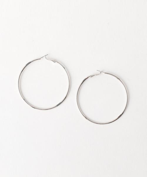 BEAUTY&YOUTH UNITED ARROWS(ビューティーアンドユースユナイテッドアローズ)の「BY メタル ビッグフープピアス ◆(ピアス(両耳用)・レディース・ゴールド/シルバー・FREE)」の1枚目の写真