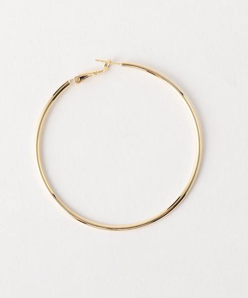 BEAUTY&YOUTH UNITED ARROWS(ビューティーアンドユースユナイテッドアローズ)の「BY メタル ビッグフープピアス ◆(ピアス(両耳用)・レディース・ゴールド/シルバー・FREE)」の3枚目の写真