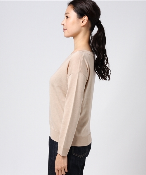 RIVE DROITE（リヴドロワ）の「重ねVネックプルオーバー（ニット/セーター・レディース・ベージュ/レッド/グリーン/マスタード・FREE）」の6枚目の写真