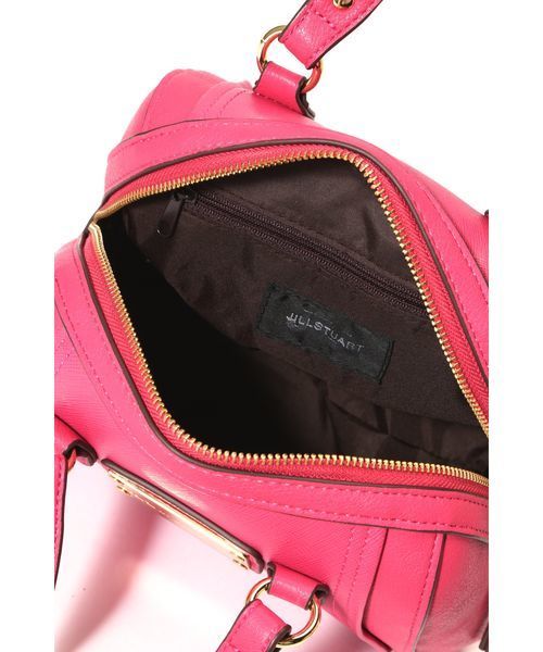 JILL by JILL STUART（ジルバイジルスチュアート）の「PLATE BOSTON BAG（ボストンバッグ・レディース・ブラック/ピンク/ピンク系その他・ﾌﾘ-）」の11枚目の写真