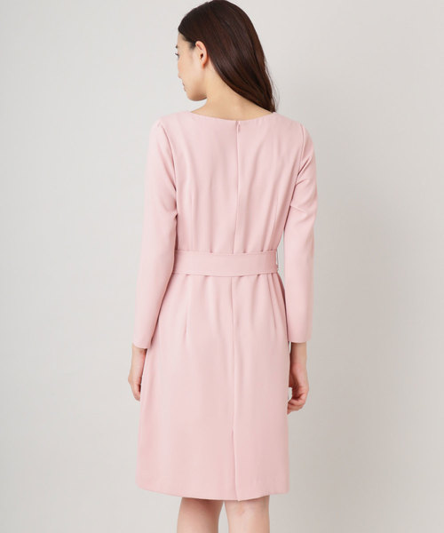 NATURAL BEAUTY BASIC(ナチュラルビューティーベーシック)の「◆ハートネックワンピース(ワンピース・レディース・ブラック/ピンク・SMALL/MEDIUM)」の4枚目の写真