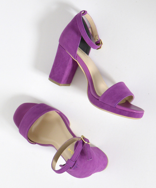 archives（アルシーヴ）の「スクエアトゥーサンダル（サンダル・レディース・ブラック/パープル/シルバー・MEDIUM/LARGE）」の5枚目の写真