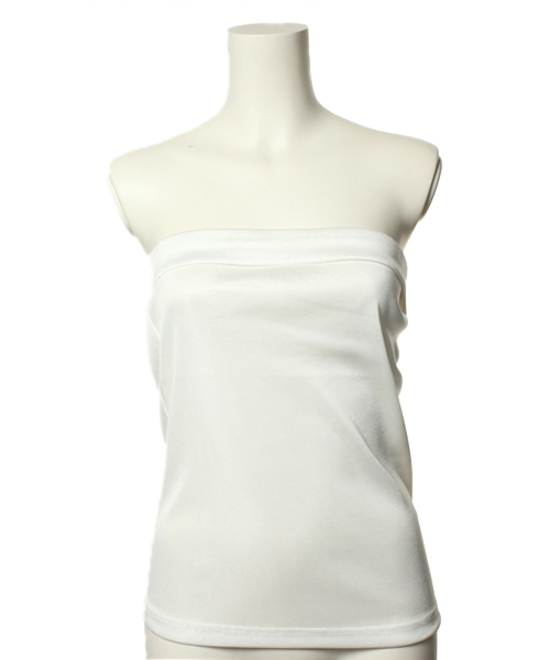 グレースコンチネンタル チューブトップ ベアトップ ブラウス 36 S カーキ セール ラメベアトップ （キャミソール・チューブトップ）｜GRACE