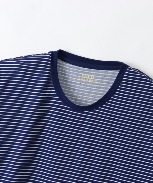 POLO RALPH LAUREN(ポロ ラルフ ローレン)の「【POLO RALPH LAUREN】ショートスリーブ MINI TERRY ストライプ クルー(インナーウェア/肌着・メンズ・ヘザーグレー/ネイビー・XX-LARGE/XXX-LARGE)」の7枚目の写真