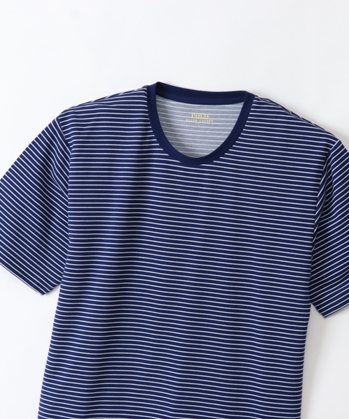 POLO RALPH LAUREN(ポロ ラルフ ローレン)の「【POLO RALPH LAUREN】ショートスリーブ MINI TERRY ストライプ クルー(インナーウェア/肌着・メンズ・ヘザーグレー/ネイビー・XX-LARGE/XXX-LARGE)」の8枚目の写真