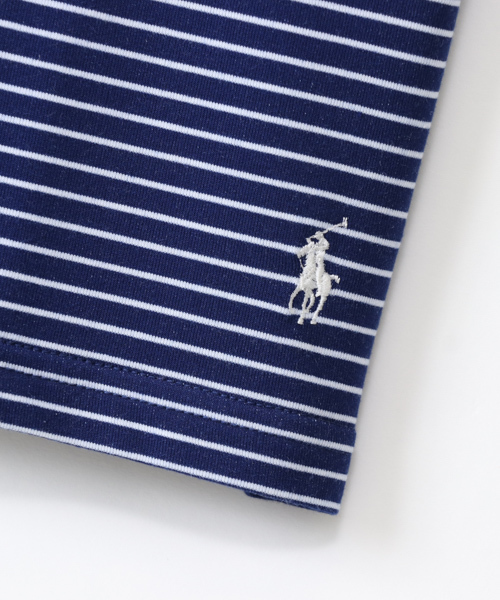 POLO RALPH LAUREN(ポロ ラルフ ローレン)の「【POLO RALPH LAUREN】ショートスリーブ MINI TERRY ストライプ クルー(インナーウェア/肌着・メンズ・ヘザーグレー/ネイビー・XX-LARGE/XXX-LARGE)」の10枚目の写真