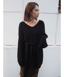 MURUA | ウエスト2WAYニットチュニック(ニット/セーター)