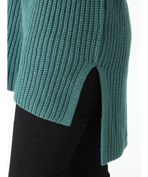 MURUA（ムルーア）の「ウエスト2WAYニットチュニック（ニット/セーター・レディース・ブラック/ライトグリーン/ベージュ/キャメル・FREE）」の12枚目の写真