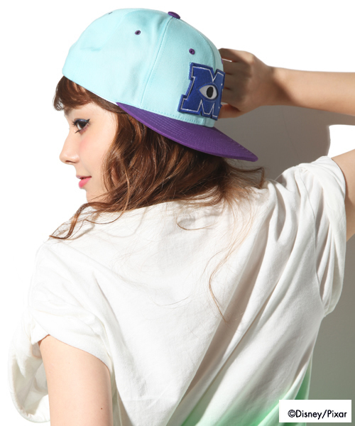 WEGO（ウィゴー）の「WEGO/モンスターズ・ユニバーシティ デザインキャップ（キャップ・レディース・ホワイト/ブラック/グリーン/サックスブルー・FREE）」の4枚目の写真