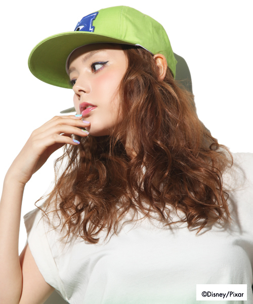 WEGO（ウィゴー）の「WEGO/モンスターズ・ユニバーシティ デザインキャップ（キャップ・レディース・ホワイト/ブラック/グリーン/サックスブルー・FREE）」の3枚目の写真