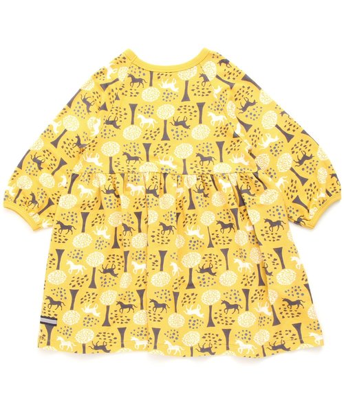 BREEZE(ブリーズ)の「ネット限定 ユニコーン総柄ワンピース(ワンピース・キッズ・イエロー/チャコール・90/100/110/120/80/130/95/140)」の15枚目の写真