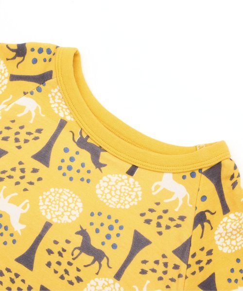 BREEZE(ブリーズ)の「ネット限定 ユニコーン総柄ワンピース(ワンピース・キッズ・イエロー/チャコール・90/100/110/120/80/130/95/140)」の16枚目の写真