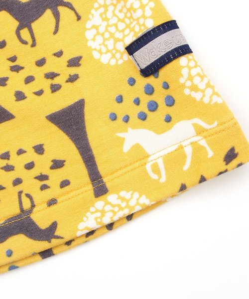 BREEZE(ブリーズ)の「ネット限定 ユニコーン総柄ワンピース(ワンピース・キッズ・イエロー/チャコール・90/100/110/120/80/130/95/140)」の6枚目の写真