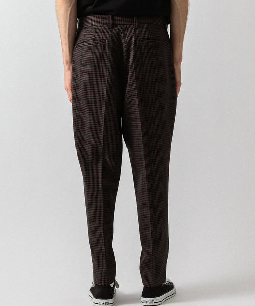 BEAUTY&YOUTH UNITED ARROWS（ビューティーアンドユースユナイテッドアローズ）の「【WEB限定】 by チェック 2P ワイド テーパードパンツ（スラックス・メンズ・ダークブラウン/ベージュ・SMALL/LARGE/MEDIUM）」の13枚目の写真