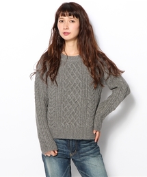 BEAMS BOY | BEAMS BOY / 3Gアラン クルー(ニット/セーター)