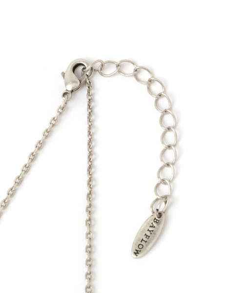 BAYFLOW（ベイフロー）の「FEATHERネックレス（ネックレス・メンズ・ライトグレー・FREE）」の3枚目の写真