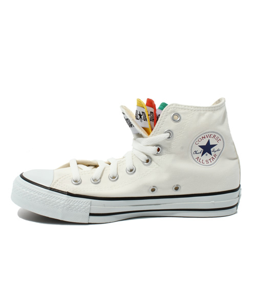 CONVERSE（コンバース）の「ALL STAR QD-TONGUE HI/オールスター QDタン HI（スニーカー・メンズ・ホワイト/ブラック・3/3.5/4/4.5/5/5.5/6/6.5/7/7.5/8/8.5/9/9.5/10.5/11.5）」の2枚目の写真