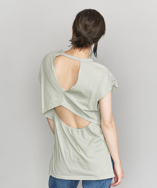アールジュビリー R JUBILEE レディース Back-open Frenchsleeve Tee バックオープンフレンチスリーブT RJ19039044 楽天市場】アールジュビリー R JUBILEE レディース Back-open