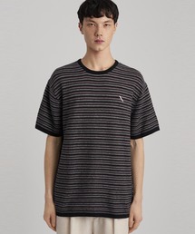 Saturdays NYC | Pacho Stripe Short Sleeve Sweater(ニット/セーター)