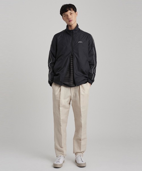 Saturdays NYC（サタデーズ ニューヨークシティ ）の「Pacho Stripe Short Sleeve Sweater（ニット/セーター・メンズ・オレンジ/ブラック/ホワイト・L/XS/S/M/XL）」の12枚目の写真