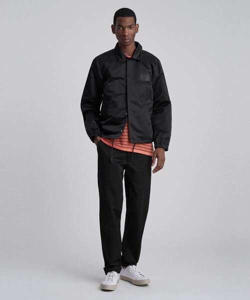 Saturdays NYC（サタデーズ ニューヨークシティ ）の「Pacho Stripe Short Sleeve Sweater（ニット/セーター・メンズ・オレンジ/ブラック/ホワイト・L/XS/S/M/XL）」の17枚目の写真