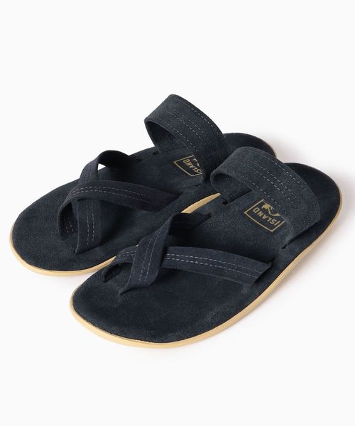 ISLAND SLIPPER（アイランドスリッパ）の「ISLAND SLIPPER(アイランド・スリッパ): SHIPS別注 スエード トングストラップ/サンダル（サンダル・メンズ・ブラウン/ブラック/ネイビー・8/10/9/7）」の3枚目の写真