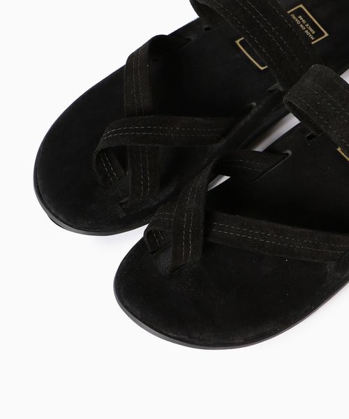 ISLAND SLIPPER（アイランドスリッパ）の「ISLAND SLIPPER(アイランド・スリッパ): SHIPS別注 スエード トングストラップ/サンダル（サンダル・メンズ・ブラウン/ブラック/ネイビー・8/10/9/7）」の4枚目の写真