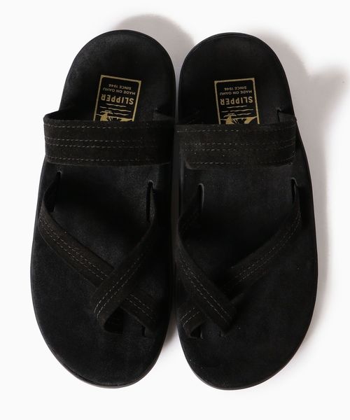 ISLAND SLIPPER（アイランドスリッパ）の「ISLAND SLIPPER(アイランド・スリッパ): SHIPS別注 スエード トングストラップ/サンダル（サンダル・メンズ・ブラウン/ブラック/ネイビー・8/10/9/7）」の8枚目の写真