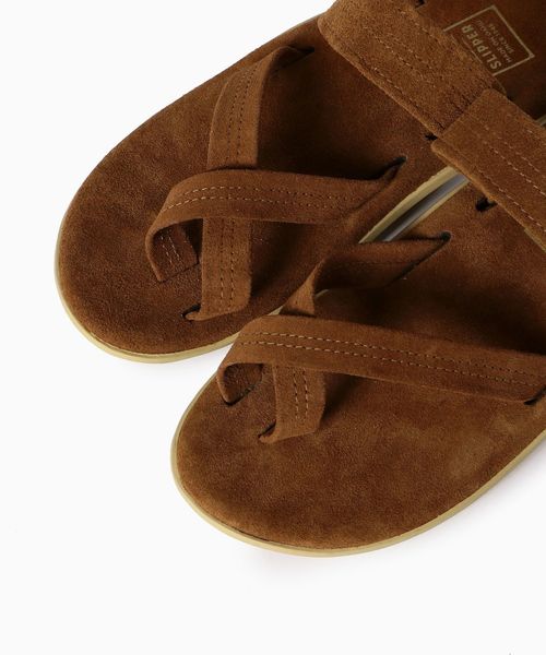 ISLAND SLIPPER（アイランドスリッパ）の「ISLAND SLIPPER(アイランド・スリッパ): SHIPS別注 スエード トングストラップ/サンダル（サンダル・メンズ・ブラウン/ブラック/ネイビー・8/10/9/7）」の10枚目の写真