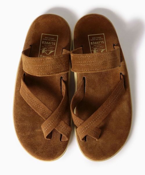 ISLAND SLIPPER（アイランドスリッパ）の「ISLAND SLIPPER(アイランド・スリッパ): SHIPS別注 スエード トングストラップ/サンダル（サンダル・メンズ・ブラウン/ブラック/ネイビー・8/10/9/7）」の14枚目の写真