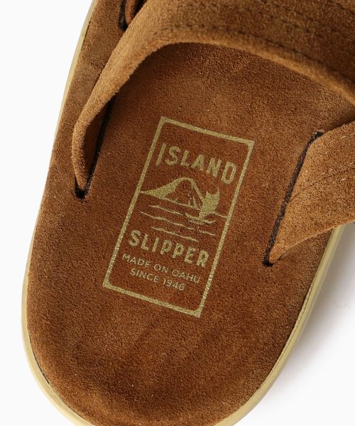 ISLAND SLIPPER（アイランドスリッパ）の「ISLAND SLIPPER(アイランド・スリッパ): SHIPS別注 スエード トングストラップ/サンダル（サンダル・メンズ・ブラウン/ブラック/ネイビー・8/10/9/7）」の15枚目の写真
