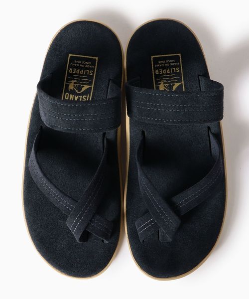 ISLAND SLIPPER（アイランドスリッパ）の「ISLAND SLIPPER(アイランド・スリッパ): SHIPS別注 スエード トングストラップ/サンダル（サンダル・メンズ・ブラウン/ブラック/ネイビー・8/10/9/7）」の20枚目の写真