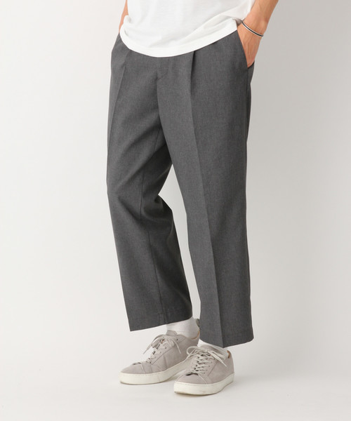 GLOBAL WORK(グローバルワーク)の「ドライスラックスアンクルパンツ/823511(その他パンツ・メンズ・ベージュ/ブラック/チャコールグレー・MEDIUM/LARGE/SMALL/X-LARGE)」の1枚目の写真