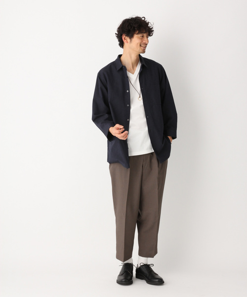 GLOBAL WORK(グローバルワーク)の「ドライスラックスアンクルパンツ/823511(その他パンツ・メンズ・ベージュ/ブラック/チャコールグレー・MEDIUM/LARGE/SMALL/X-LARGE)」の12枚目の写真