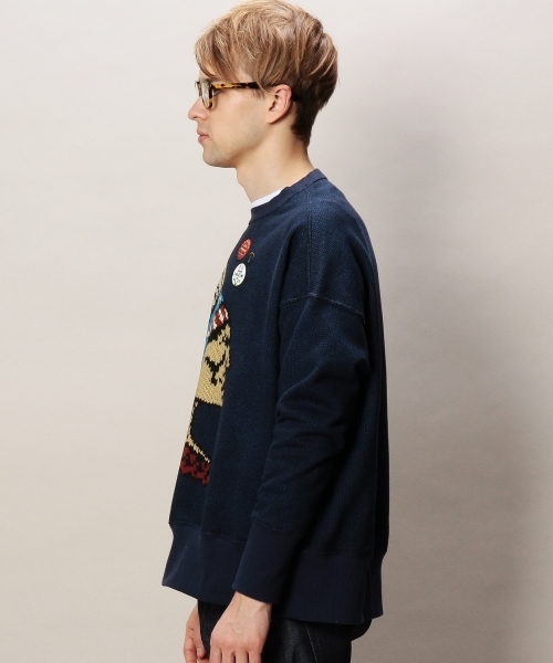 BEAUTY&YOUTH UNITED ARROWS(ビューティーアンドユースユナイテッドアローズ)の「<VOTE MAKE NEW CLOTHES> BYSP 3D SWEAT INDIAN/スウェット(スウェット・メンズ・ネイビー・SMALL/MEDIUM)」の7枚目の写真