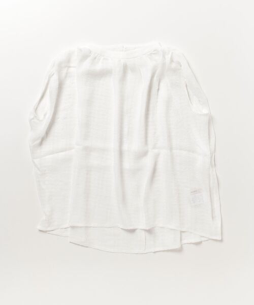 STYLEBLOCK（スタイルブロック）の「シアーチェックノースリーブギャザー透けブラウス（シャツ/ブラウス・レディース・オレンジ/ホワイト/ブラック/ミント・M）」の2枚目の写真