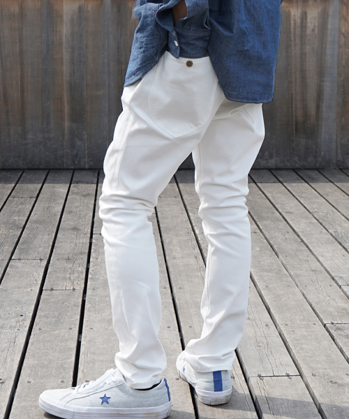 BEN DAVIS(ベンデイビス)の「HEY SLIM WHITE(その他パンツ・メンズ・ホワイト・32inch/30inch/34inch)」の5枚目の写真