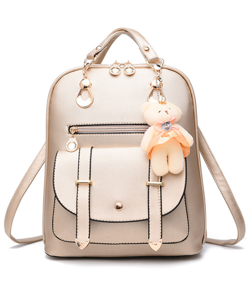 Amulet（アミュレット）の「ハンド・ショルダー・リュックの3WAYバッグ（ショルダーバッグ・レディース・ホワイト/ライトブルー/ブラック/ベージュ/パープル/レッド/ピンク/ブルー・ONESIZE）」の3枚目の写真