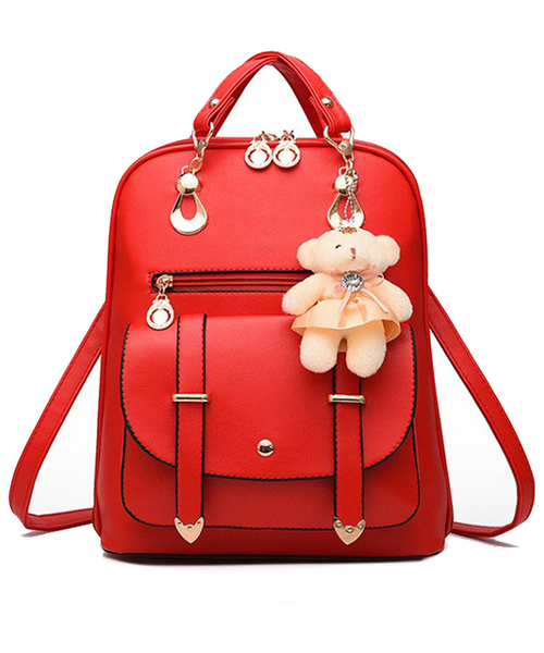 Amulet（アミュレット）の「ハンド・ショルダー・リュックの3WAYバッグ（ショルダーバッグ・レディース・ホワイト/ライトブルー/ブラック/ベージュ/パープル/レッド/ピンク/ブルー・ONESIZE）」の8枚目の写真