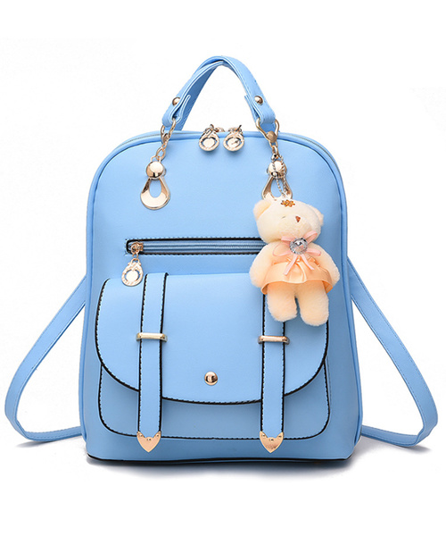 Amulet（アミュレット）の「ハンド・ショルダー・リュックの3WAYバッグ（ショルダーバッグ・レディース・ホワイト/ライトブルー/ブラック/ベージュ/パープル/レッド/ピンク/ブルー・ONESIZE）」の4枚目の写真