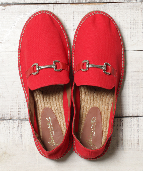 NANO universe（ナノユニバース）の「GAIMO(ガイモ)/キャンバスエスパ（その他シューズ・メンズ・ホワイト/その他1/その他2/レッド/ピンク/ライトピンク/マスタード/インディゴブルー/ネイビー/ブルー/ブラック/ベージュ・42/40/43/41）」の10枚目の写真