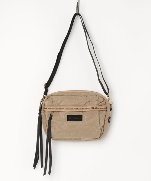 Dickies（ディッキーズ）の「Dickies　WAVE QUILTING SHOULDER BAG（ショルダーバッグ・レディース・カーキ/レンガ/ベージュ/ブラック・FREE）」の10枚目の写真