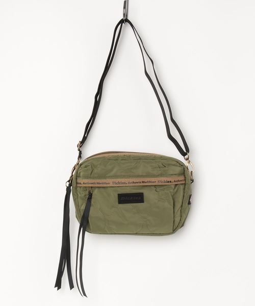 Dickies（ディッキーズ）の「Dickies　WAVE QUILTING SHOULDER BAG（ショルダーバッグ・レディース・カーキ/レンガ/ベージュ/ブラック・FREE）」の9枚目の写真