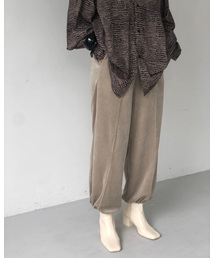 TODAYFUL | ドロウストリングベロアパンツ(その他パンツ)