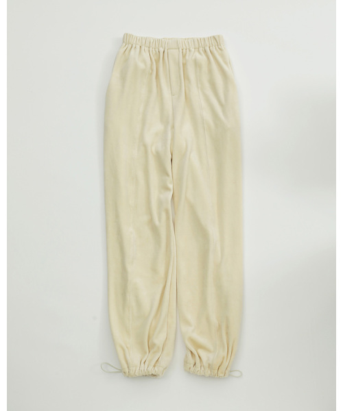 TODAYFUL（トゥデイフル）の「ドロウストリングベロアパンツ（その他パンツ・レディース・パープル/オートミール/キナリ・36inch/38inch）」の13枚目の写真