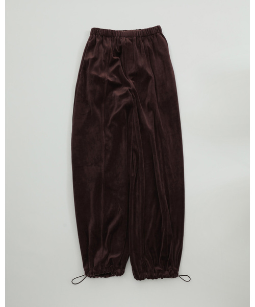 TODAYFUL（トゥデイフル）の「ドロウストリングベロアパンツ（その他パンツ・レディース・パープル/オートミール/キナリ・36inch/38inch）」の15枚目の写真